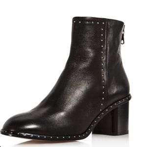 Rag & Bone Willow Studded Leather Boots 37.5 7